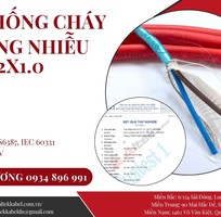 1 Cáp Chống Cháy Chống Nhiễu 2x1.0 mm2, BS6387, IEC 60331 Nghệ An, Hà Tỉnh, Hải phòng
