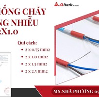 2 Cáp Chống Cháy Chống Nhiễu 2x1.0 mm2, BS6387, IEC 60331 Nghệ An, Hà Tỉnh, Hải phòng