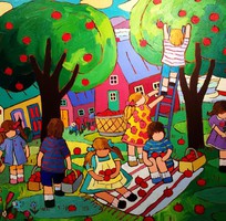 1 Lớp học vẽ cho bé ở Đào xuyên Bát tràng