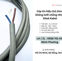 3 Cáp tín hiệu 2x1.0mm không lưới chống nhiễu Altek Kabel Đà Nẵng, Hà Nội, Bình Định