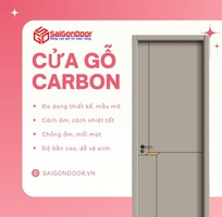 1 Cửa Gỗ Carbon Sang Trọng Vượt Trội, Bền Bỉ Vĩnh Cửu