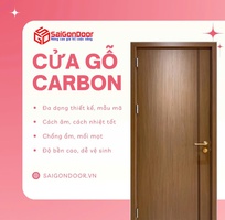 Cửa Gỗ Carbon Sang Trọng Vượt Trội, Bền Bỉ Vĩnh Cửu