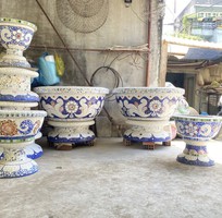 2 Cơ sở chậu hoa Thế Sơn - chậu hoa dán sành sứ - chậu khảm sành - cẩn miễng