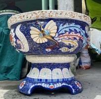 13 Cơ sở chậu hoa Thế Sơn - chậu hoa dán sành sứ - chậu khảm sành - cẩn miễng