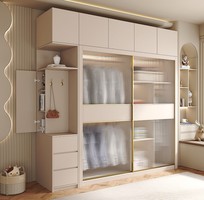 Tủ Áo Cánh Kính Cửa Lùa Sang Trọng   TAK011