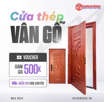 1 Cửa Thép Vân Gỗ: Giải Pháp An Toàn và Thẩm Mỹ Cho Mọi Công Trình