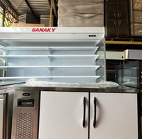 Thanh lý tủ bàn mát inox 2 cánh mở   hàng đẹp trên 90