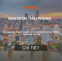 Cước vận chuyển hàng lẻ từ Bangkok về Hải Phòng