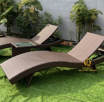 5 Ghế hồ bơi QD-1274 mẫu ghế tắm nắng uốn cong hiện đại bền chuẩn resort