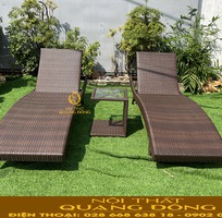 3 Ghế hồ bơi QD-1274 mẫu ghế tắm nắng uốn cong hiện đại bền chuẩn resort