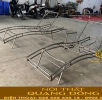 1 Ghế hồ bơi QD-1274 mẫu ghế tắm nắng uốn cong hiện đại bền chuẩn resort