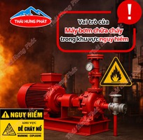 Vai trò của máy bơm chữa cháy trong khu vực có nguy cơ xảy ra cháy nổ cao