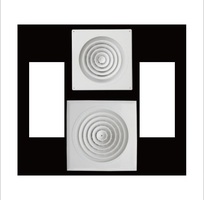 1 Miệng gió vuông tròn xoay 113C