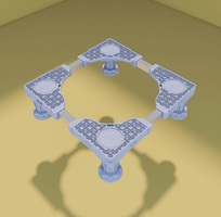 Chân cao su kê máy giặt là gì  Có nên dùng chân cao su kê máy giặt hay không