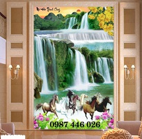 7 Tranh gạch men bát mã HP8662