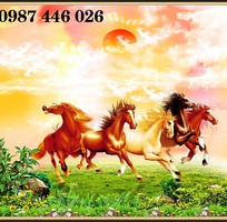 1 Tranh gạch men bát mã HP8662