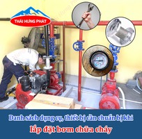 Danh sách dụng cụ, thiết bị cần chuẩn bị khi lắp máy bơm chữa cháy