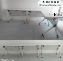 2 Bàn học 1m2 gấp gọn chân bánh xe TF2006-12W tại HCM