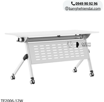 3 Bàn học 1m2 gấp gọn chân bánh xe TF2006-12W tại HCM