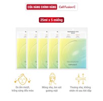 1 Mặt nạ làm sáng và dưỡng ẩm cho da Cell Fusion C Radiance Vita Mask, 25ml x 5 miếng