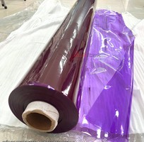 1 Màng pvc trong màu tím tạo điểm nhấn cho bao bì và phụ kiện