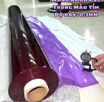Màng pvc trong màu tím tạo điểm nhấn cho bao bì và phụ kiện