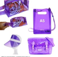 2 Màng pvc trong màu tím tạo điểm nhấn cho bao bì và phụ kiện