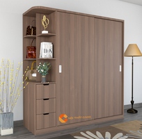 Tủ Quần Áo Gỗ Công Nghiệp MDF Cửa Lùa