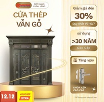 3 Cửa thép vân gỗ: Giải pháp bền bỉ, an toàn và sang trọng cho ngôi nhà Việt