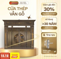 4 Cửa thép vân gỗ: Giải pháp bền bỉ, an toàn và sang trọng cho ngôi nhà Việt