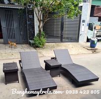 1 Ghế hồ bơi tắm nắng mây nhựa