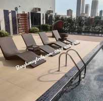 6 Ghế hồ bơi tắm nắng mây nhựa