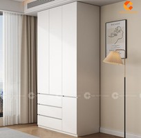 Tủ Quần Áo Gỗ Công Nghiệp TAM095 Sang Trọng