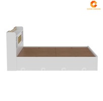 Giường Ngủ Gỗ Công Nghiệp Có Kệ Trang Trí Tối Ưu Lưu Trữ