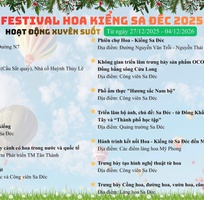 2 Tour Làng hoa Sa Đéc 1 ngày - Tết Dương lịch - SGC Tourist