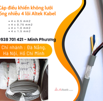 1 Cáp điều khiển không lưới chống nhiễu 4 lõi Altek Kabel Đắk Lắk, Bình Định, Phú Yên