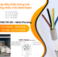 Cáp điều khiển không lưới chống nhiễu 4 lõi Altek Kabel Đắk Lắk, Bình Định, Phú Yên