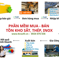 Phần mềm quản lý kinh doanh, gia công sắt, thép, inox