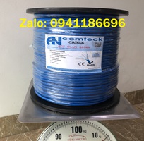 4 Cáp mạng Cat6 lõi đồng chuẩn 23AWG mã ACT-6LAN-305BL chính hãng Ancomteck vỏ màu xanh, hàng dự án