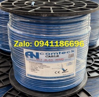 3 Cáp mạng Cat6 lõi đồng chuẩn 23AWG mã ACT-6LAN-305BL chính hãng Ancomteck vỏ màu xanh, hàng dự án