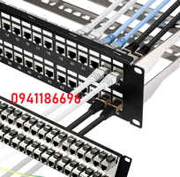 4 Thanh đấu nối mạng PATCH PANEL 16 cổng UTP/ FTP hãng Anacomteck mã ACT-16S1U, ACT-JK28-C6-US