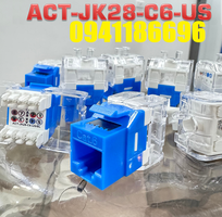 6 Thanh đấu nối mạng PATCH PANEL 16 cổng UTP/ FTP hãng Anacomteck mã ACT-16S1U, ACT-JK28-C6-US