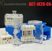 7 Thanh đấu nối mạng PATCH PANEL 16 cổng UTP/ FTP hãng Anacomteck mã ACT-16S1U, ACT-JK28-C6-US