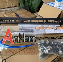 Thanh đấu nối patch panel 24 cổng cat6 UTP,1U mã 760237040   9-1375055-2 commscope