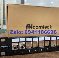 8 Phân phối độc quyền thanh đấu nối patch panel 48 cổng Cat6 UTP 2U mã ACT-48S2U chính hãng Ancomteck