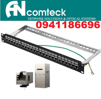 12 Phân phối Ổ cắm RJ45 Cat7 FTP có chống nhiễu tốc độ 100/1000 hãng Ancomteck, mã ACT-S7-002