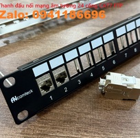 7 Sẵn kho patch panel 48 cổng Cat6 UTP 2U mã ACT-48S2U hàng chính hãng Ancomteck
