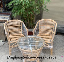 1 Bàn ghế mây hiện đại