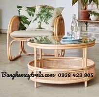 2 Ghế mây vuông mắt cáo