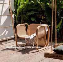 4 Ghế mây vuông mắt cáo